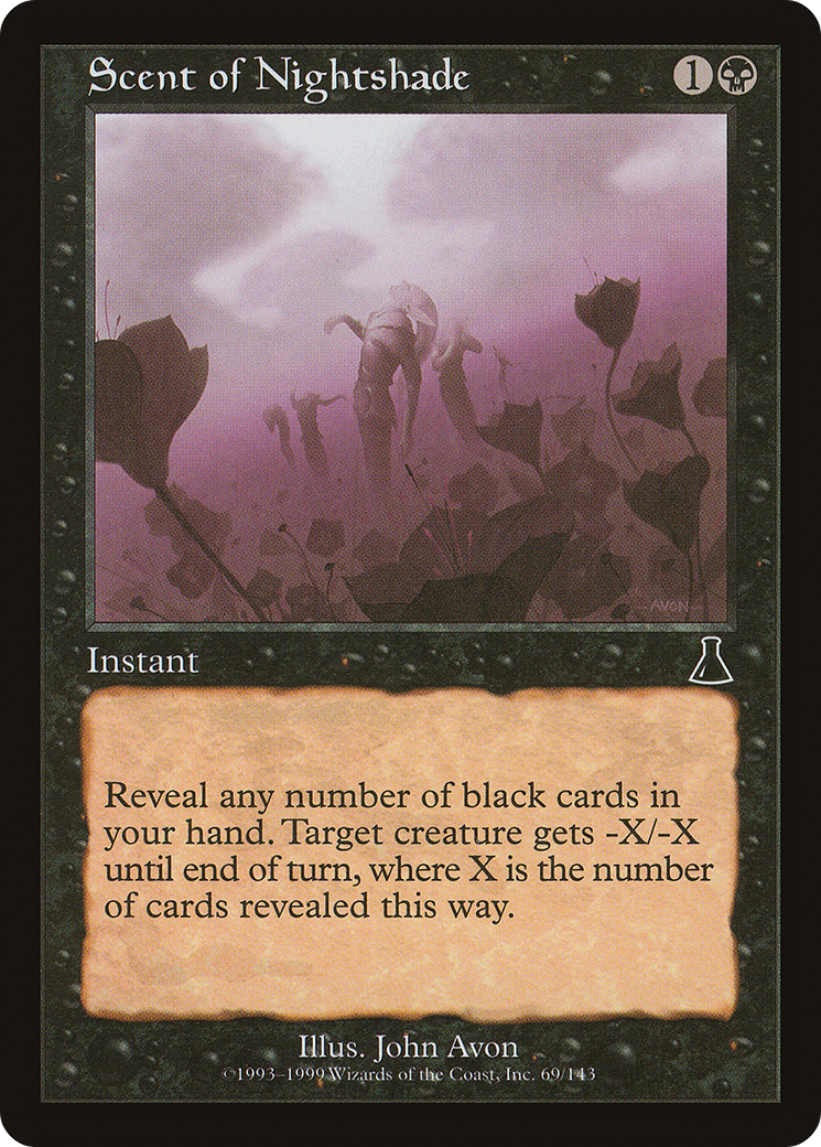 Scent of Nightshade (UDS-069) - Urza's Destiny