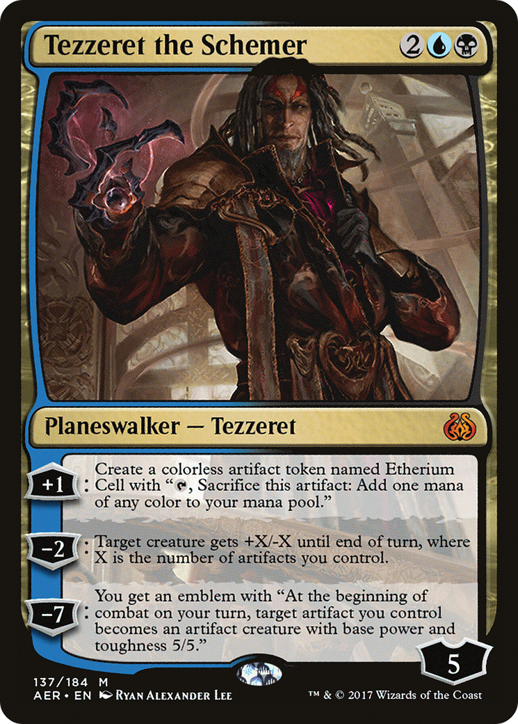 Tezzeret the Schemer (AER-137) - Aether Revolt Foil