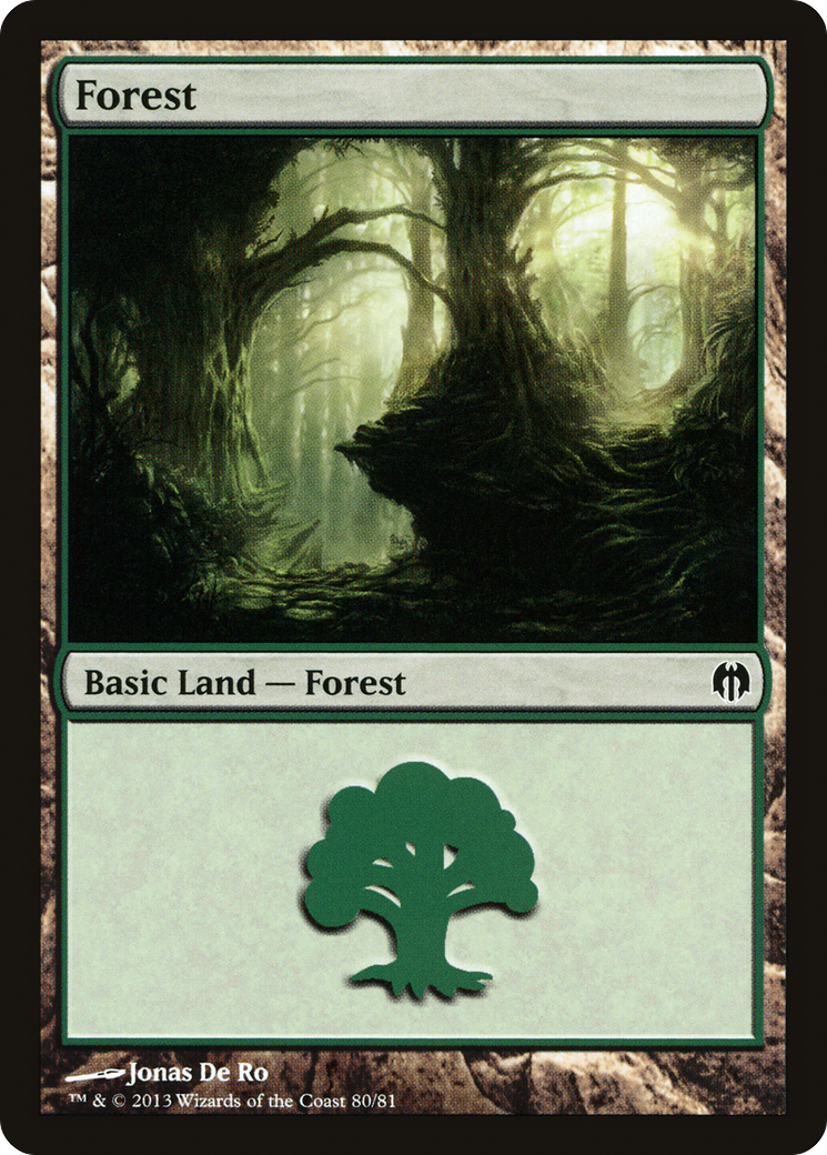 Forest (80) (DDL-080) - Duel Decks: Heroes vs. Monsters
