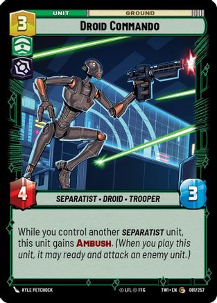Droid Commando (081/257) - Twilight of the Republic