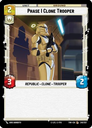 Phase I Clone Trooper (241/257) - Twilight of the Republic Foil