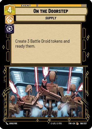 On The Doorstep (190/257) - Twilight of the Republic Foil