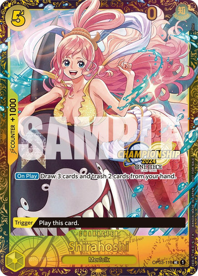 Shirahoshi (October Championship 2024 Online Regional) [One Piece Promotion Cards]