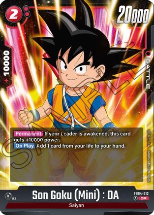 Son Goku (Mini) : DA (FB04-012) - Ultra Limit Holofoil