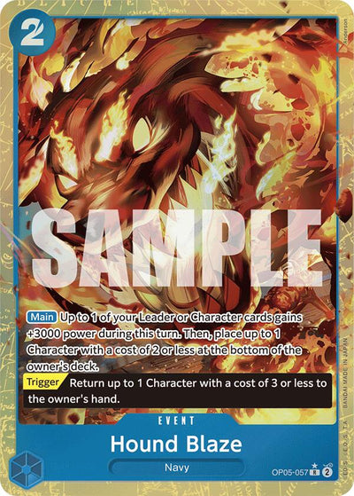 Hound Blaze (Alternate Art) [Premium Booster -The Best-]