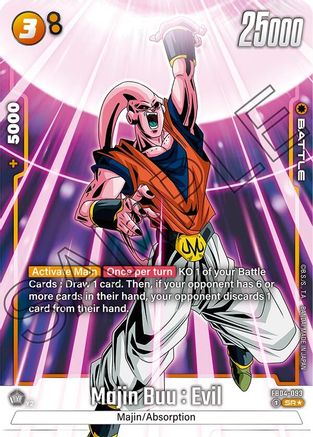Majin Buu : Evil - FB04-093 (Alternate Art) (FB04-093) - Ultra Limit Holofoil