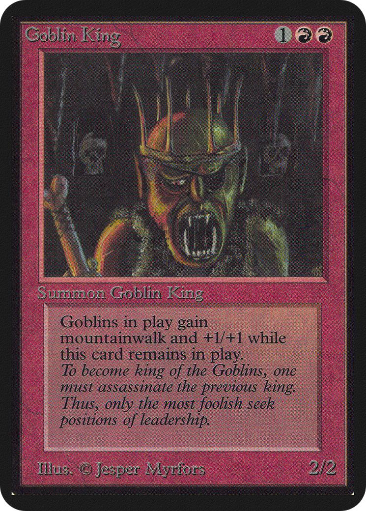 Goblin King (LEA-) - Limited Edition Alpha
