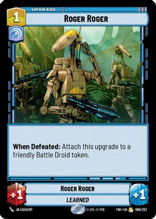 Roger Roger (069/257) - Twilight of the Republic Foil