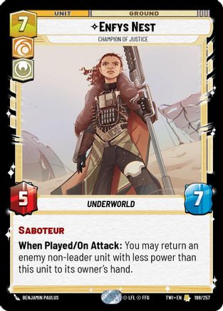 Enfys Nest - Champion of Justice (198/257) - Twilight of the Republic