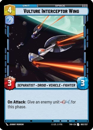 Vulture Interceptor Wing (063/257) - Twilight of the Republic Foil