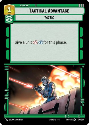 Tactical Advantage (124/257) - Twilight of the Republic Foil