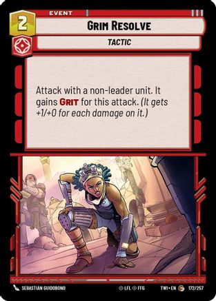 Grim Resolve (172/257) - Twilight of the Republic