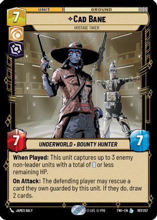 Cad Bane - Hostage Taker (187/257) - Twilight of the Republic Foil