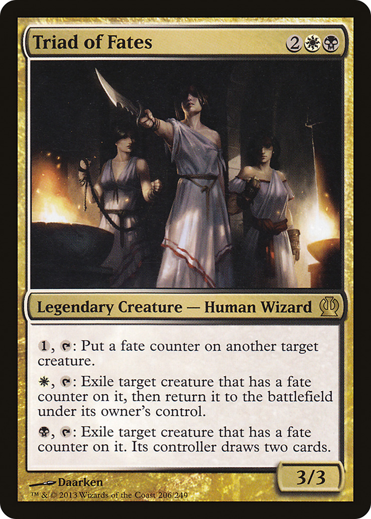 Triad of Fates (THS-206) - Theros Foil