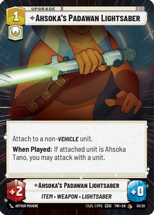 Ahsoka's Padawan Lightsaber (Hyperspace) (03/20) - Twilight of the Republic Weekly Play Promos