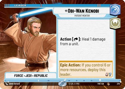 Obi-Wan Kenobi - Patient Mentor (Hyperspace) (278) - Twilight of the Republic