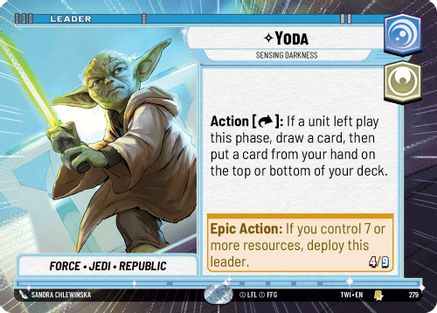 Yoda - Sensing Darkness (Hyperspace) (279) - Twilight of the Republic