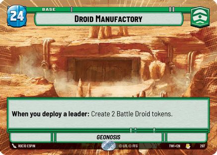 Droid Manufactory (Hyperspace) (297) - Twilight of the Republic Foil