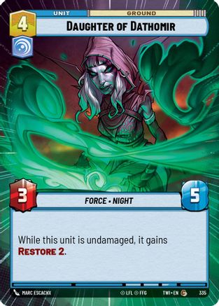 Daughter of Dathomir (Hyperspace) (335) - Twilight of the Republic Foil