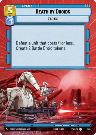 Death by Droids (Hyperspace) (349) - Twilight of the Republic Foil