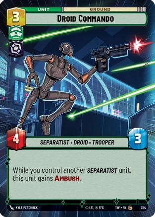 Droid Commando (Hyperspace) (354) - Twilight of the Republic Foil