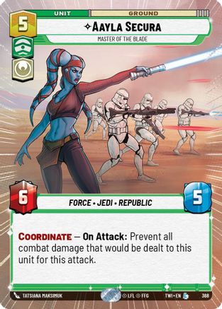 Aayla Secura - Master of the Blade (Hyperspace) (368) - Twilight of the Republic