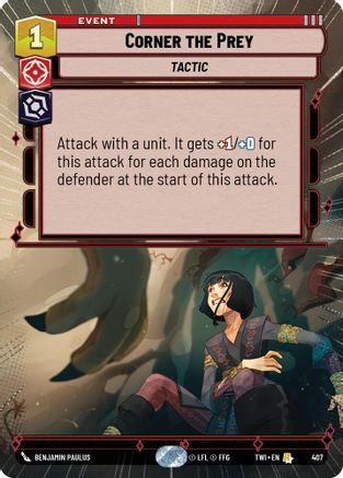 Corner the Prey (Hyperspace) (407) - Twilight of the Republic Foil