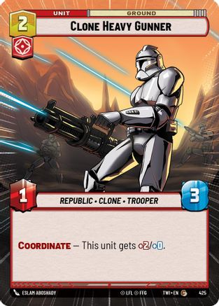 Clone Heavy Gunner (Hyperspace) (425) - Twilight of the Republic Foil
