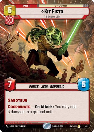 Kit Fisto - The Smiling Jedi (Hyperspace) (432) - Twilight of the Republic