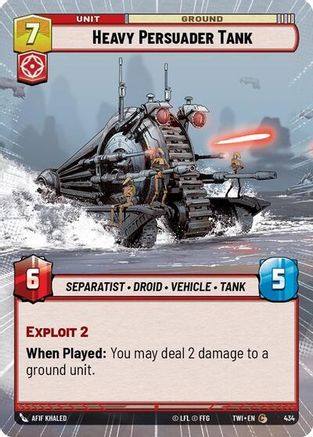 Heavy Persuader Tank (Hyperspace) (434) - Twilight of the Republic Foil