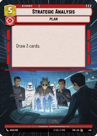 Strategic Analysis (Hyperspace) (441) - Twilight of the Republic Foil