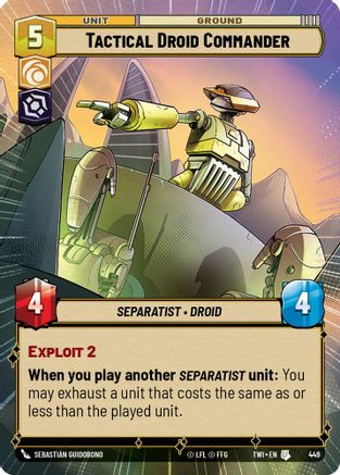 Tactical Droid Commander (Hyperspace) (449) - Twilight of the Republic