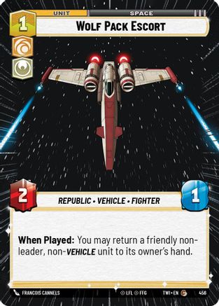 Wolf Pack Escort (Hyperspace) (456) - Twilight of the Republic Foil