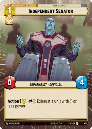 Independent Senator (Hyperspace) (471) - Twilight of the Republic