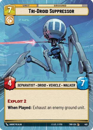 Tri-Droid Suppressor (Hyperspace) (482) - Twilight of the Republic