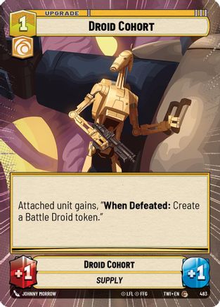 Droid Cohort (Hyperspace) (483) - Twilight of the Republic Foil