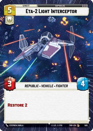 Eta-2 Light Interceptor (Hyperspace) (505) - Twilight of the Republic