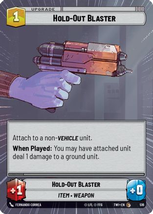 Hold-Out Blaster (Hyperspace) (516) - Twilight of the Republic