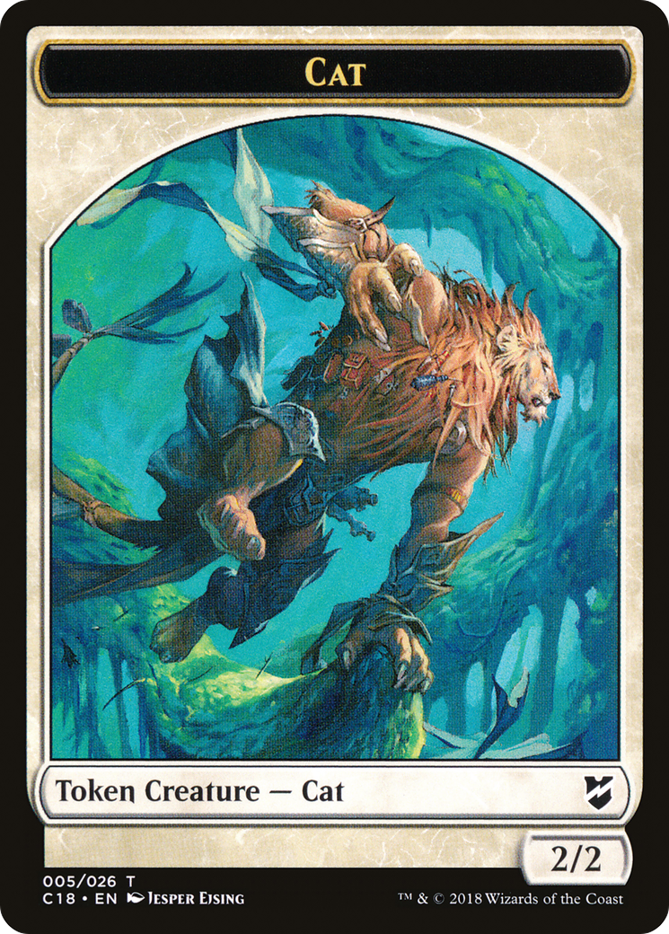 Cat (TC18-005) - Commander 2018 Tokens