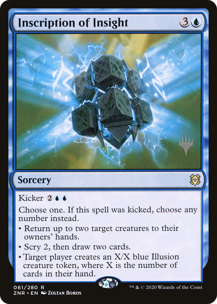 Inscription of Insight (PPZNR-61P) - Zendikar Rising Promos