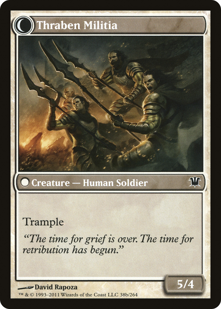 Thraben Sentry (ISD-038) - Innistrad: (Double Faced Transform)