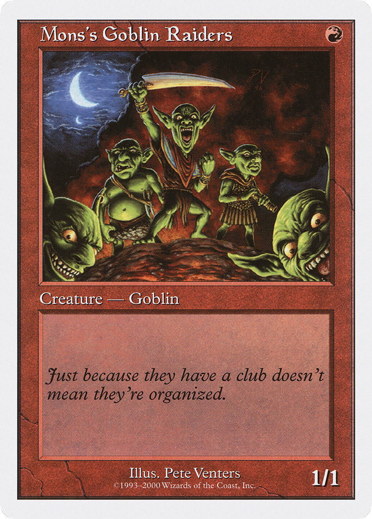 Mons's Goblin Raiders (S00-) - Starter 2000