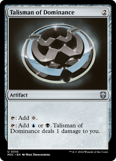 Talisman of Dominance (M3C-310) - Modern Horizons 3 Commander Foil