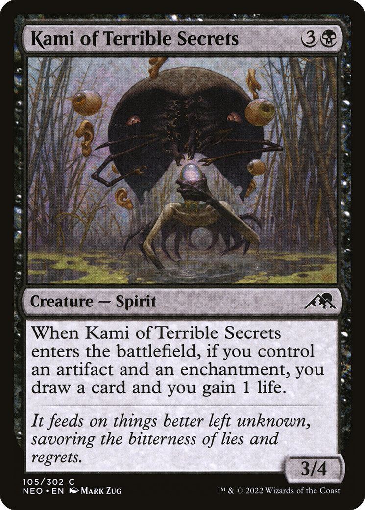 Kami of Terrible Secrets (NEO-105) - Kamigawa: Neon Dynasty