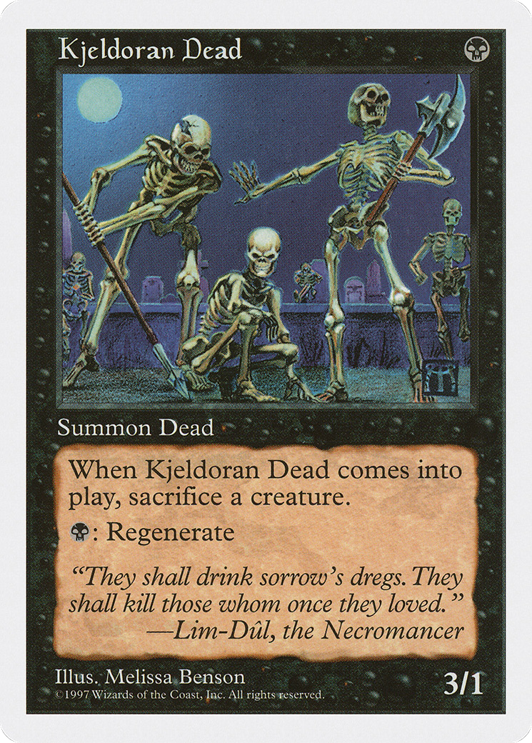 Kjeldoran Dead (5ED-) - Fifth Edition