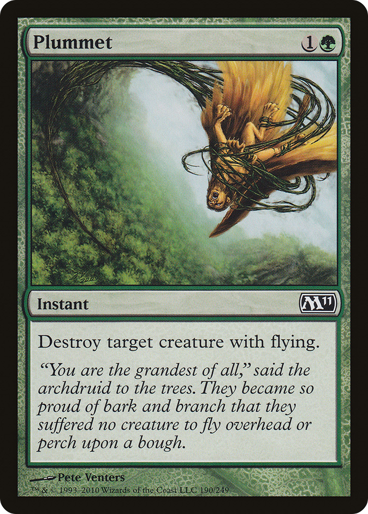 Plummet (M11-190) - Magic 2011 Foil