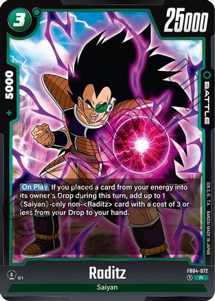 Raditz (FB04-072) - Ultra Limit Holofoil