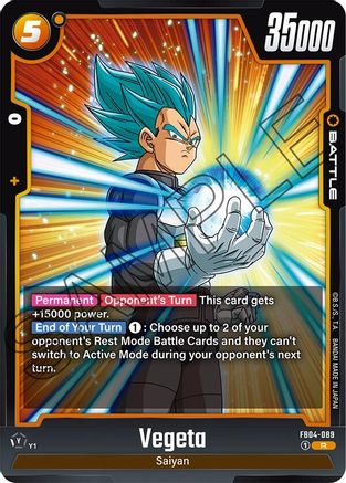 Vegeta - FB04-089 (FB04-089) - Ultra Limit Holofoil