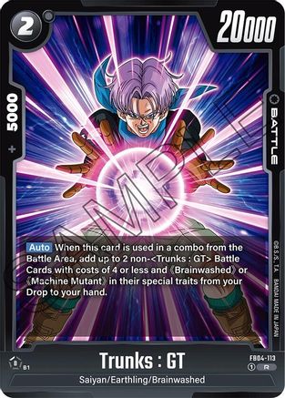 Trunks : GT - FB04-113 (FB04-113) - Ultra Limit Holofoil