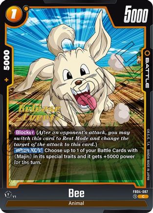 Bee (FB04-087) - Ultra Limit Release Event Cards